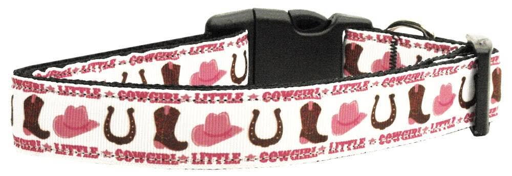 American Leashworks - Wholesale Pet Collar - Cat/Dog - Pet Dog & Cat Nylon Collar or Leash, "Little Cowgirl"0