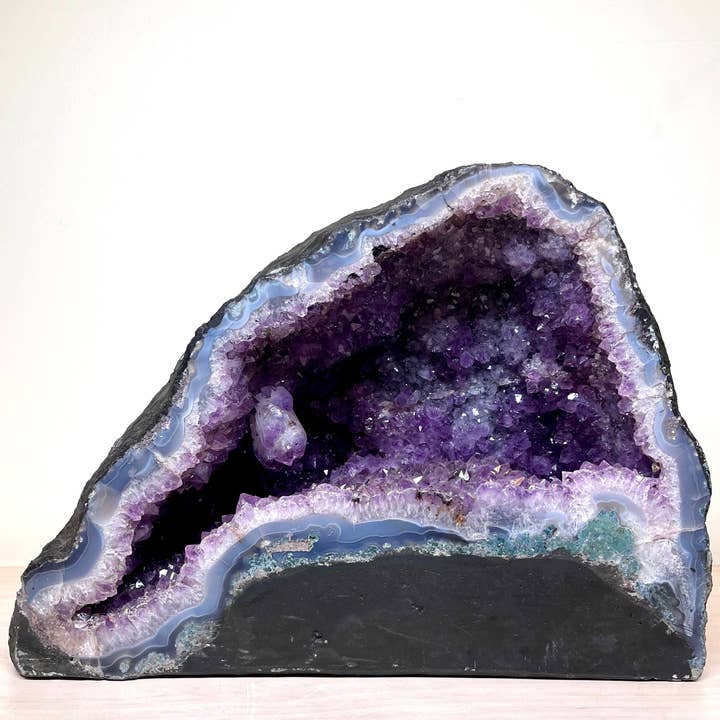 Amethyst Crystal Cluster Geode Cave for wholesale by Rock Paradise