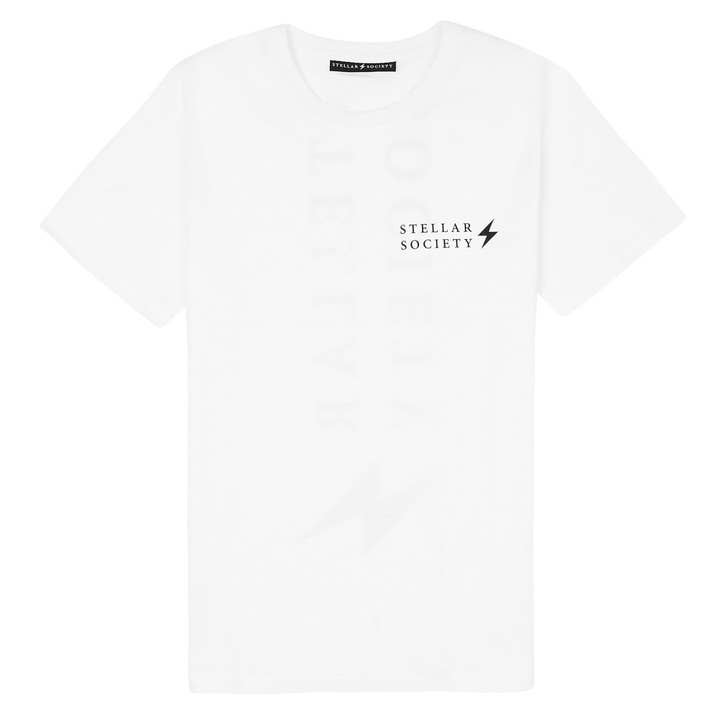 T-shirt classica - Bianca per la vendita all'ingrosso da parte di Stellar Society