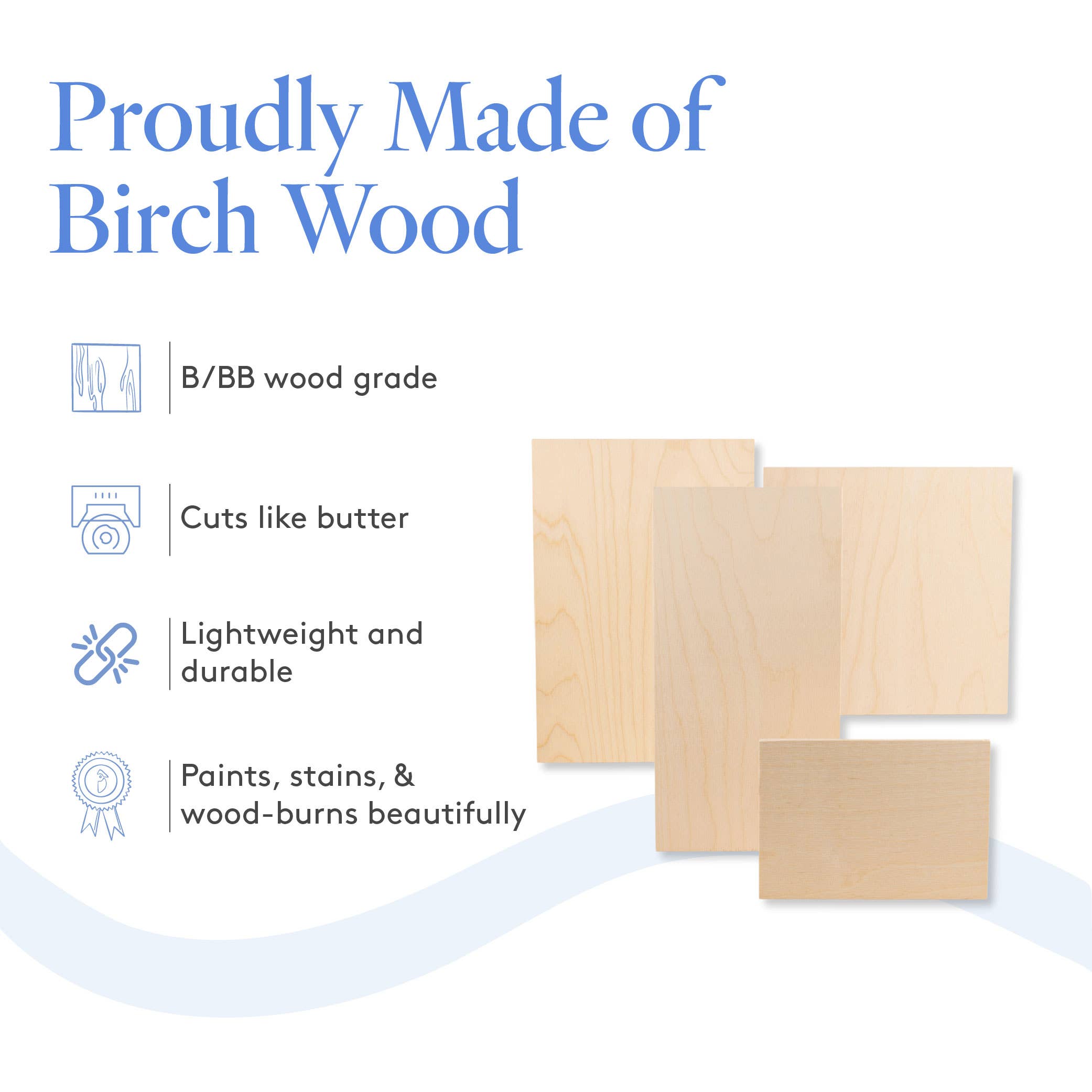 Woodpeckers Crafts - Wholesale DIY Craft Kit - Baltic Birch Plywood (Choose Your Size)26