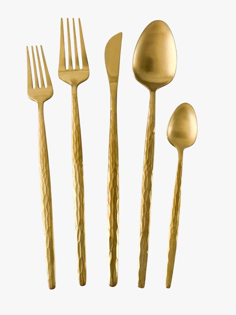 Misterchef - Wholesale Flatware Set - Luxury Gold Cutlery Set 30 pcs, 18/10 Stainless Steel1