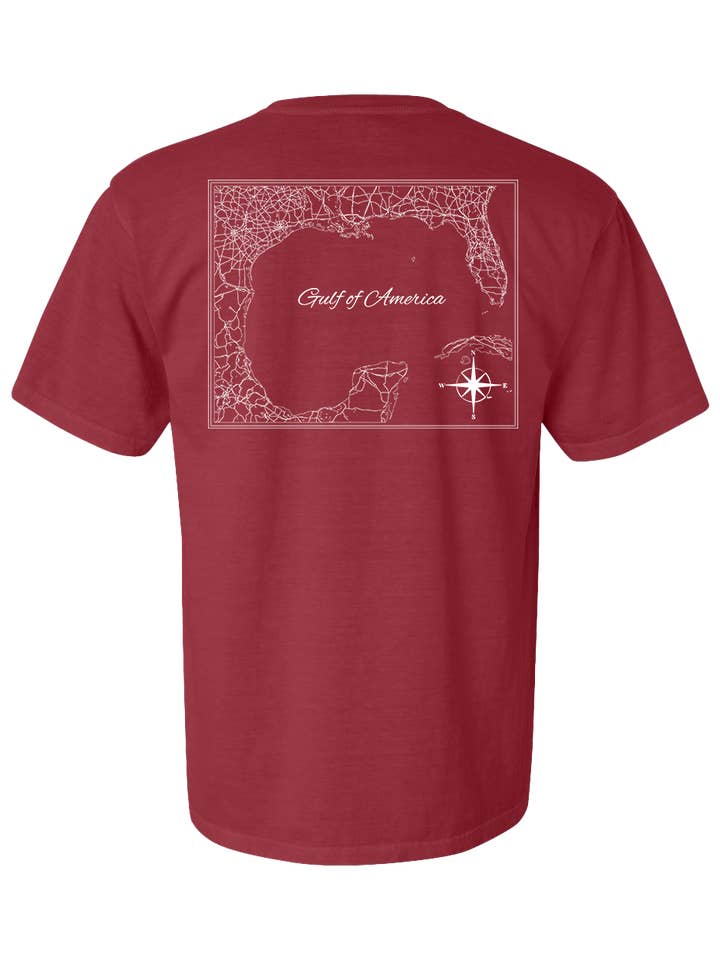 Southern Down Outfitters - Vendita all'ingrosso Maglietta serigrafata - Uomo - Maglietta Golfo d'America