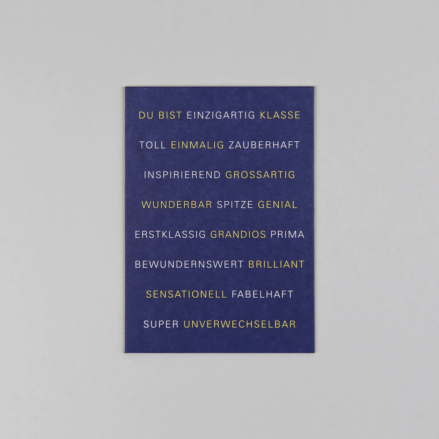 Kunst an Papier - Wholesale Postcard - Woodcut postcard Till Blau0