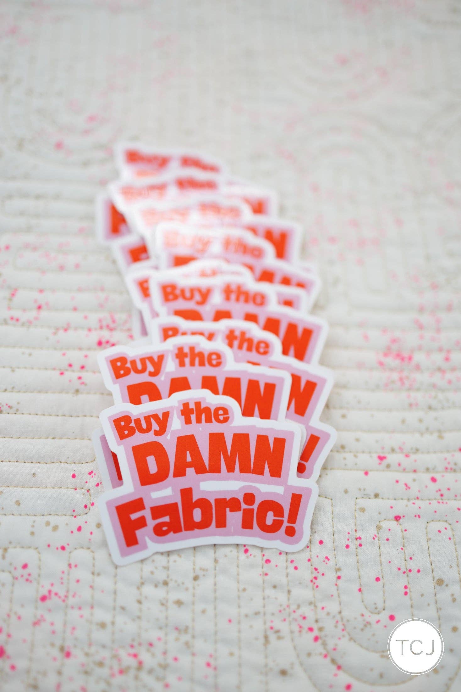 Then Came June - Wholesale Sticker - Buy the Damn Fabric Sticker1