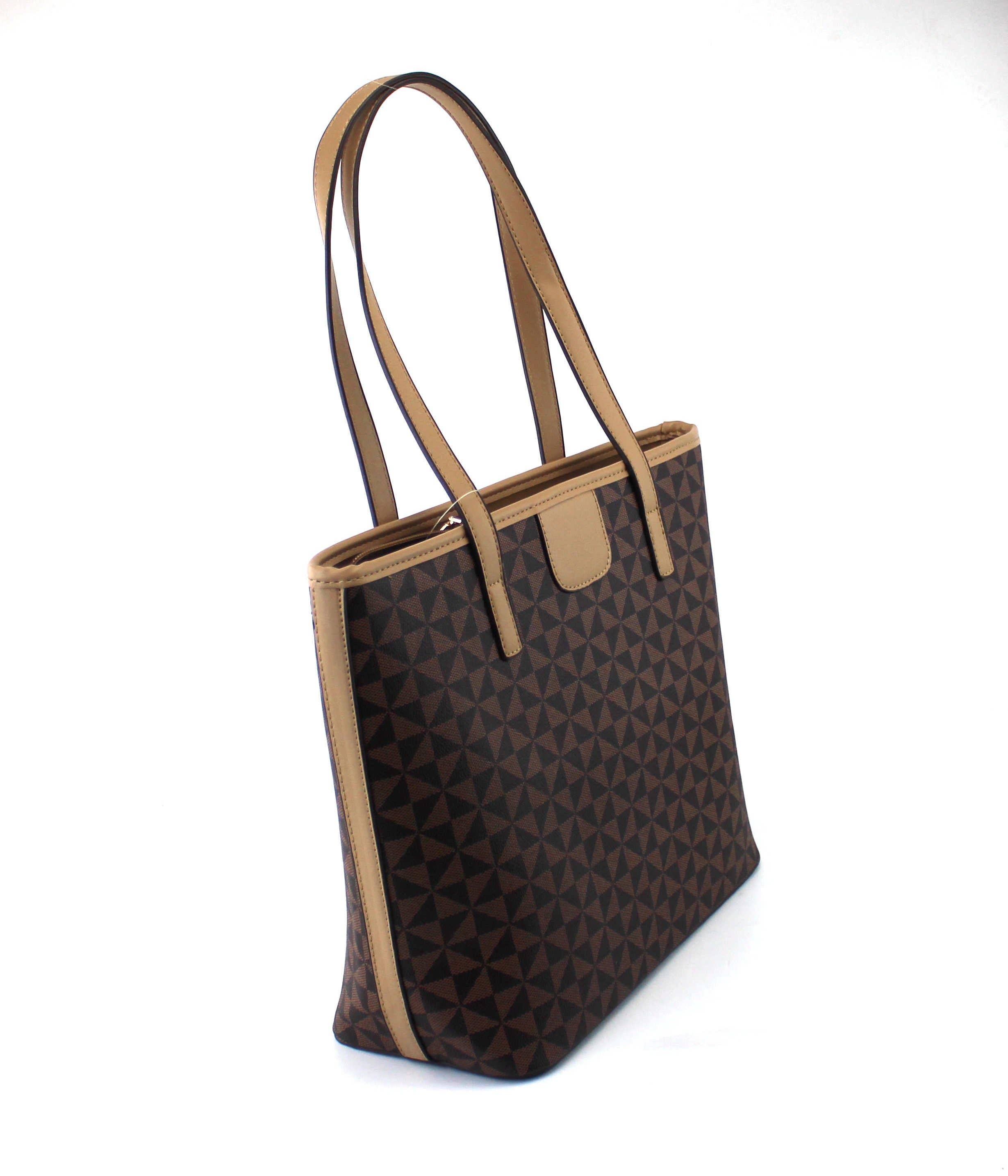 AR New York - Vendita all'ingrosso Borsa tote - Donna - 7873 - Borsa a tracolla alla moda con motivo geomatrico4