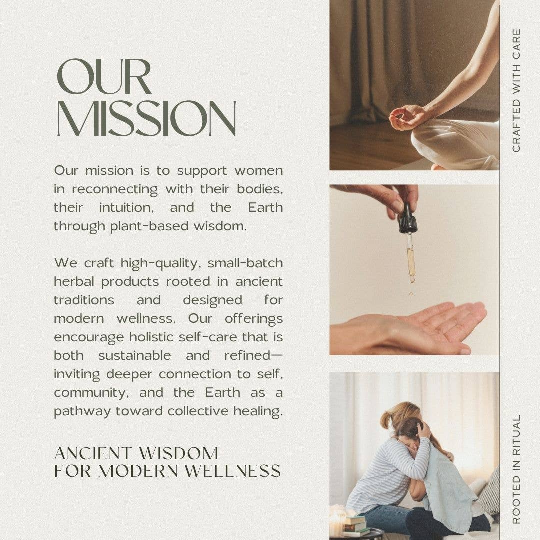 Wild Woman Herbal Apothecary – wholesale Tinktur – Hormone Harmony | Balans för PMS, PMDD, humör och hälsa efter p-piller10