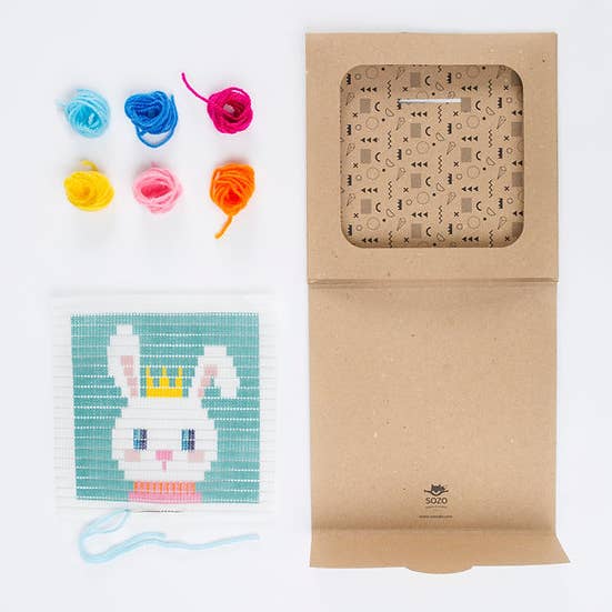 Kit de broderie Lapin Sozo pour la vente par SOZO Broderie