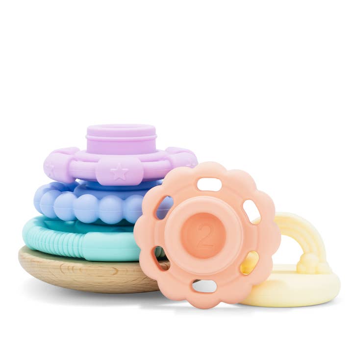 Jellystone Designs - Wholesale Stacking Rings Game - Baby - Wobble Stacker
