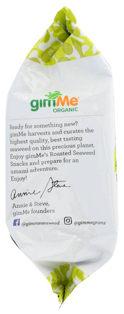 KeHE Distributors, LLC - Vente Biscuit salé - Gimme Seaweed Snack Sel de mer rôti et avocat 0,32 oz4
