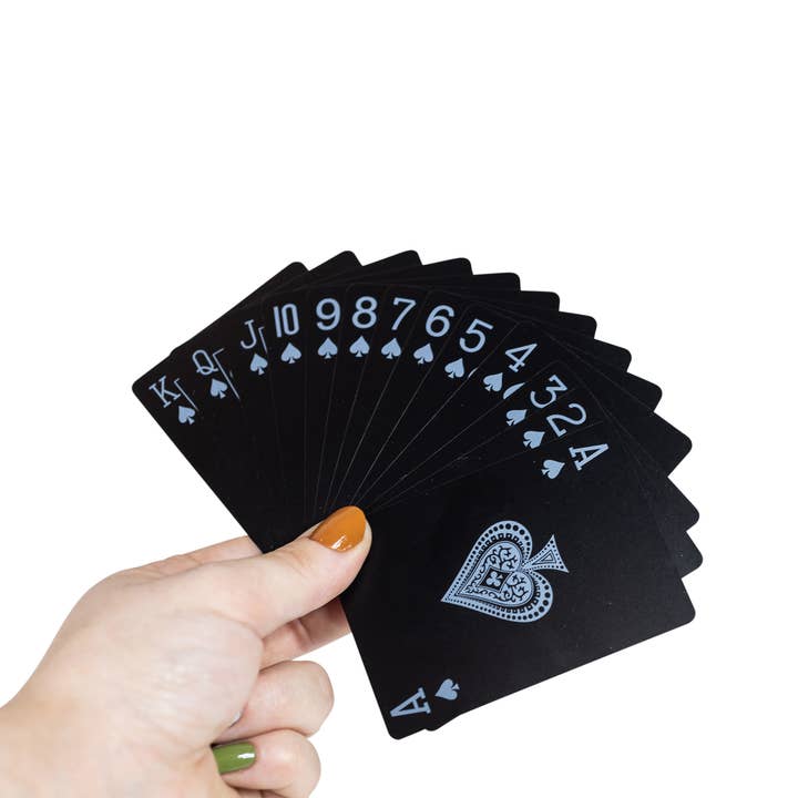 Mad Man - Wholesale Playing Cards - Men's Black Edition Waterproof Card Deck4