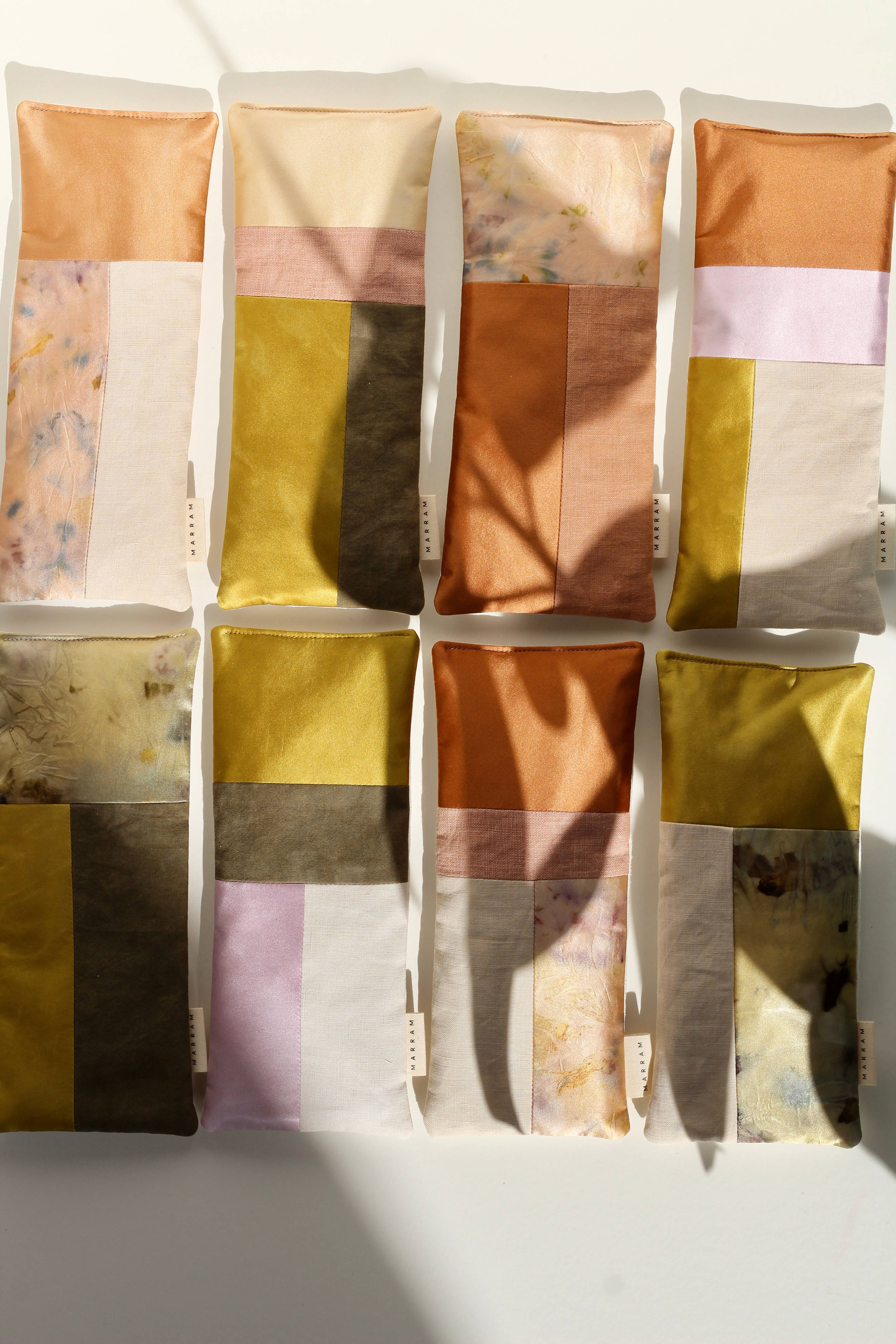 Marram – Almofada de spa/terapia por atacado – Almofada de Aromaterapia - Naturalmente Tinturado - Patchwork6