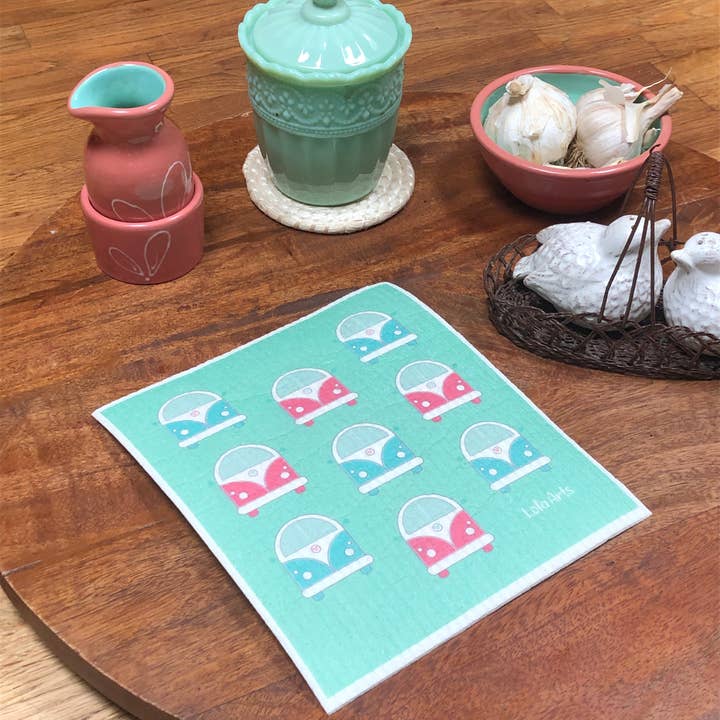 Lola Arts - Wholesale Dishcloth - "Eco friendly swedish dish cloths4