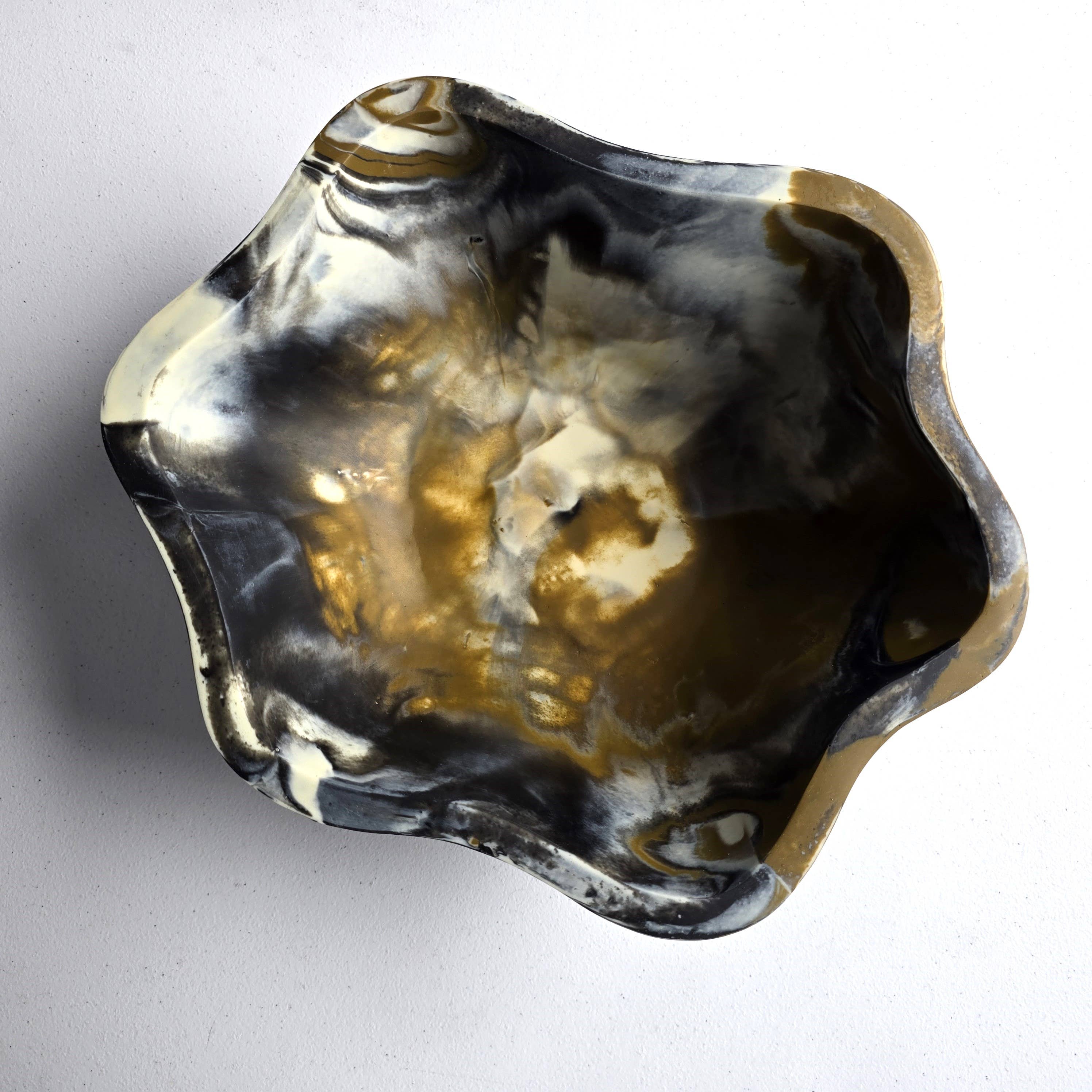 Gibb & Daan - Vendita all'ingrosso Insalatiera - Ciotola Raccogli-Resina – Forma Organica, Grande Dimensione - Fatto a Mano3