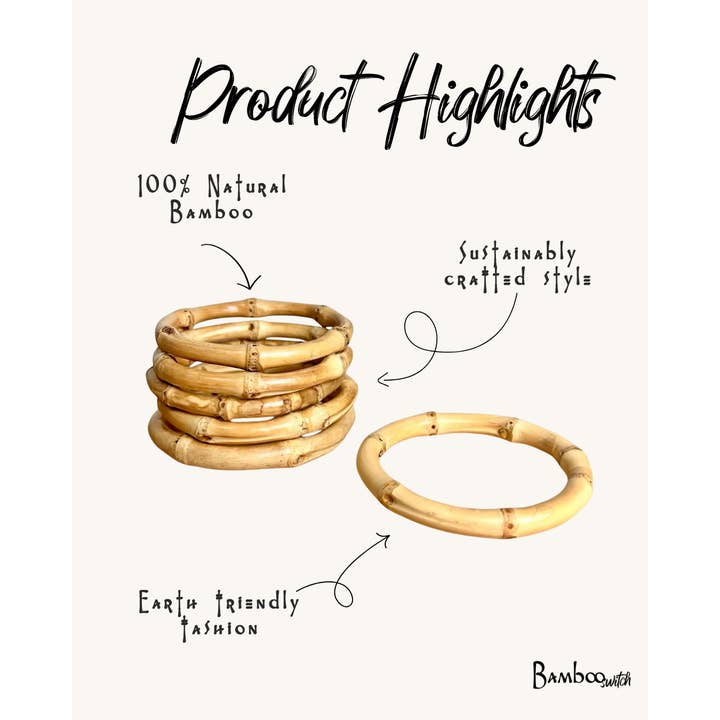 Bamboo Switch - Wholesale Bangle Bracelet - Bamboo Bangle Bracelet | Faire Market Bestseller
5