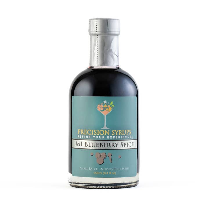 MI Blueberry Spice Syrup-WS Case of 6 for wholesale by Precision Syrups, LLC