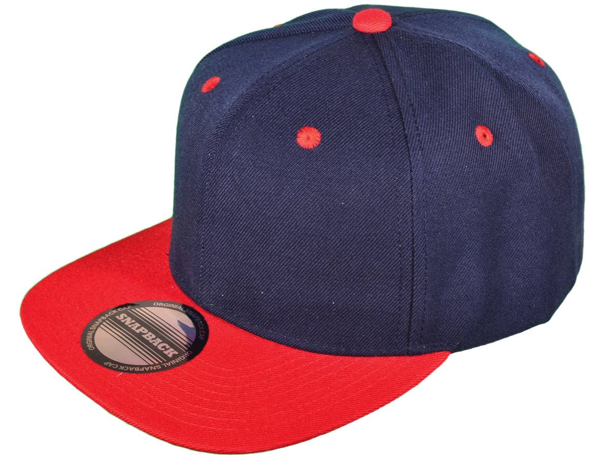 Buck Wholesale - Vente Casquette à visière plate – unisexe - Casquettes snapback unies à visière plate style vintage33
