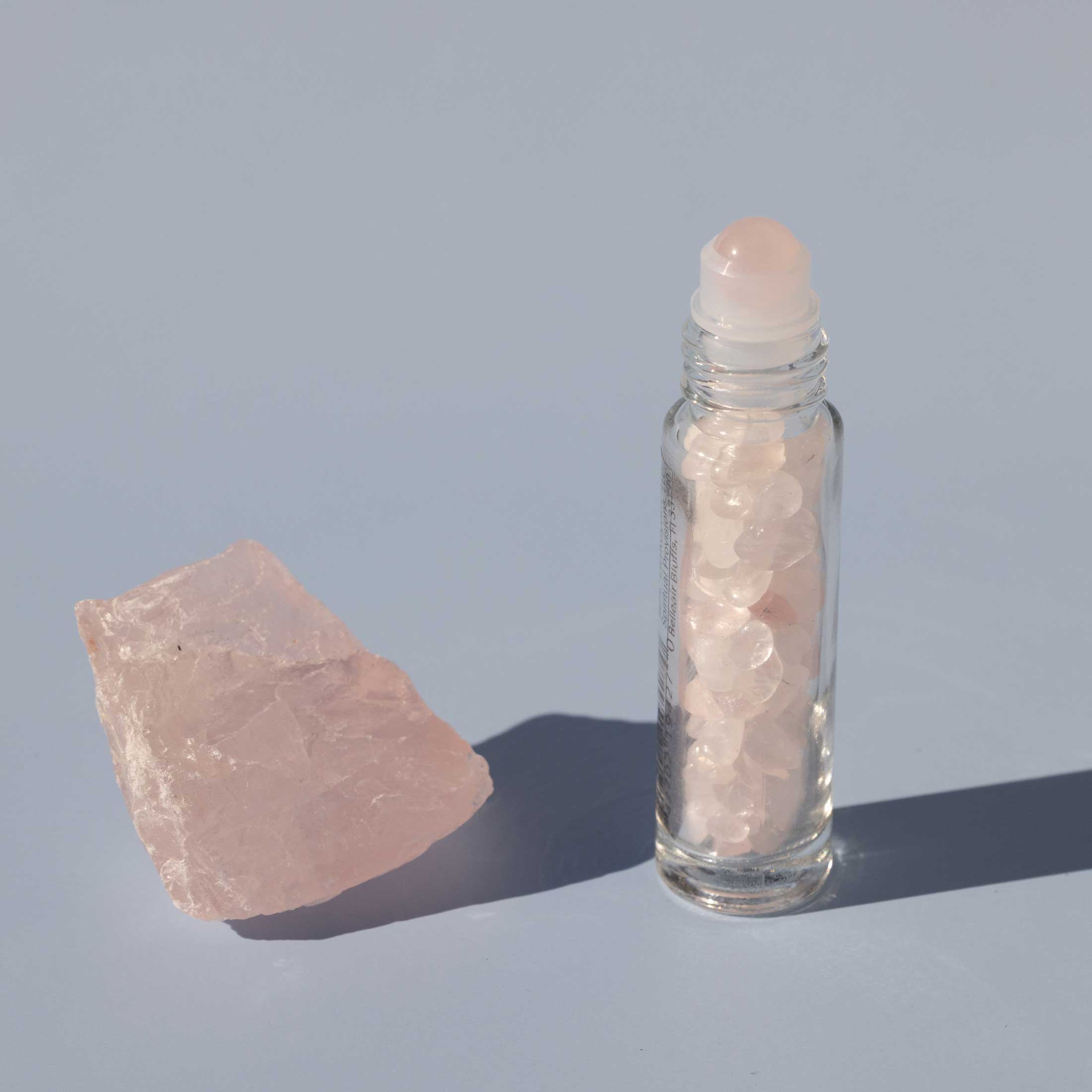 Jewelry Made by Me - Wholesale Spiritual Stone/Crystal - Rose Quartz Crystal Roller Ball Vial1