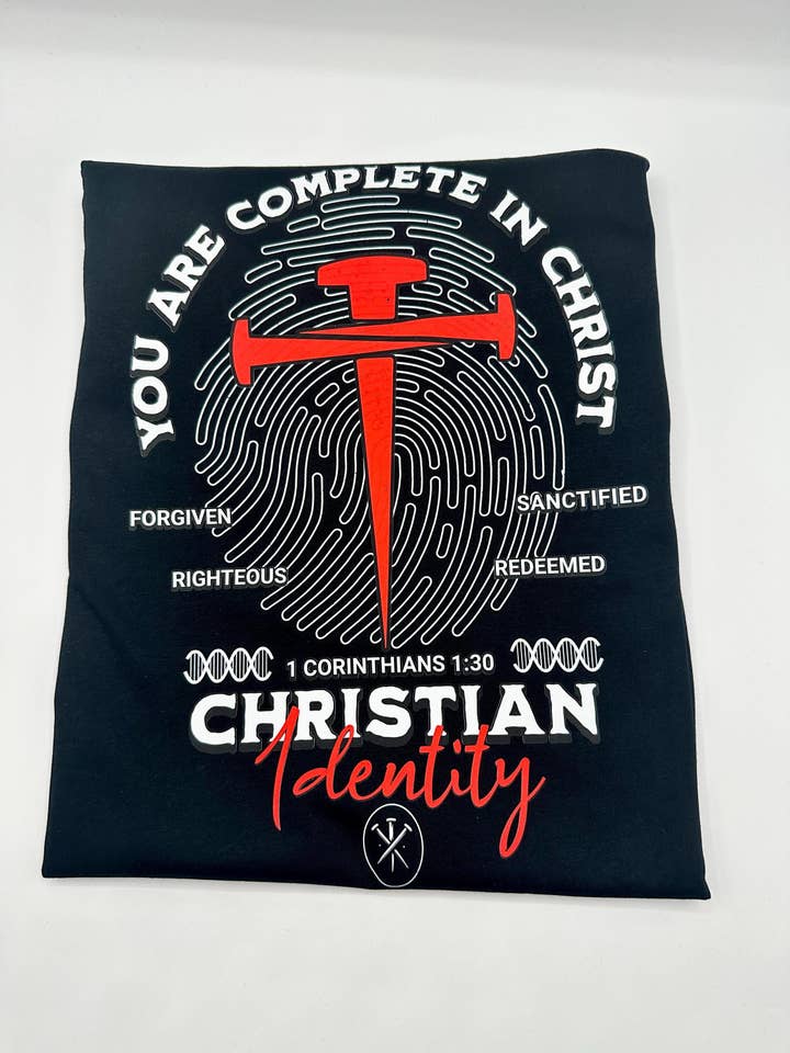 Comfort Colors Christelijke Identiteit T-shirt | 1 Korintiërs voor wholesale door Marden S Design