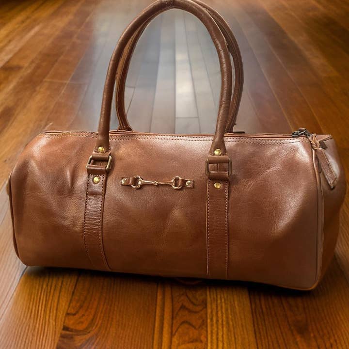 Westrian (Formerly Equipage) - Wholesale Top Handle Bag - Women's - Equestrian Leather Duffle Bag Style Handbag Snaffle Bit
