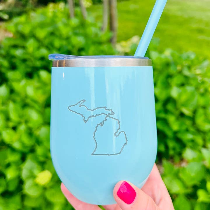 Salty Spouse Glassware - Wholesale Insulated Mug/Tumbler - Custom State Engraved Wine Tumbler