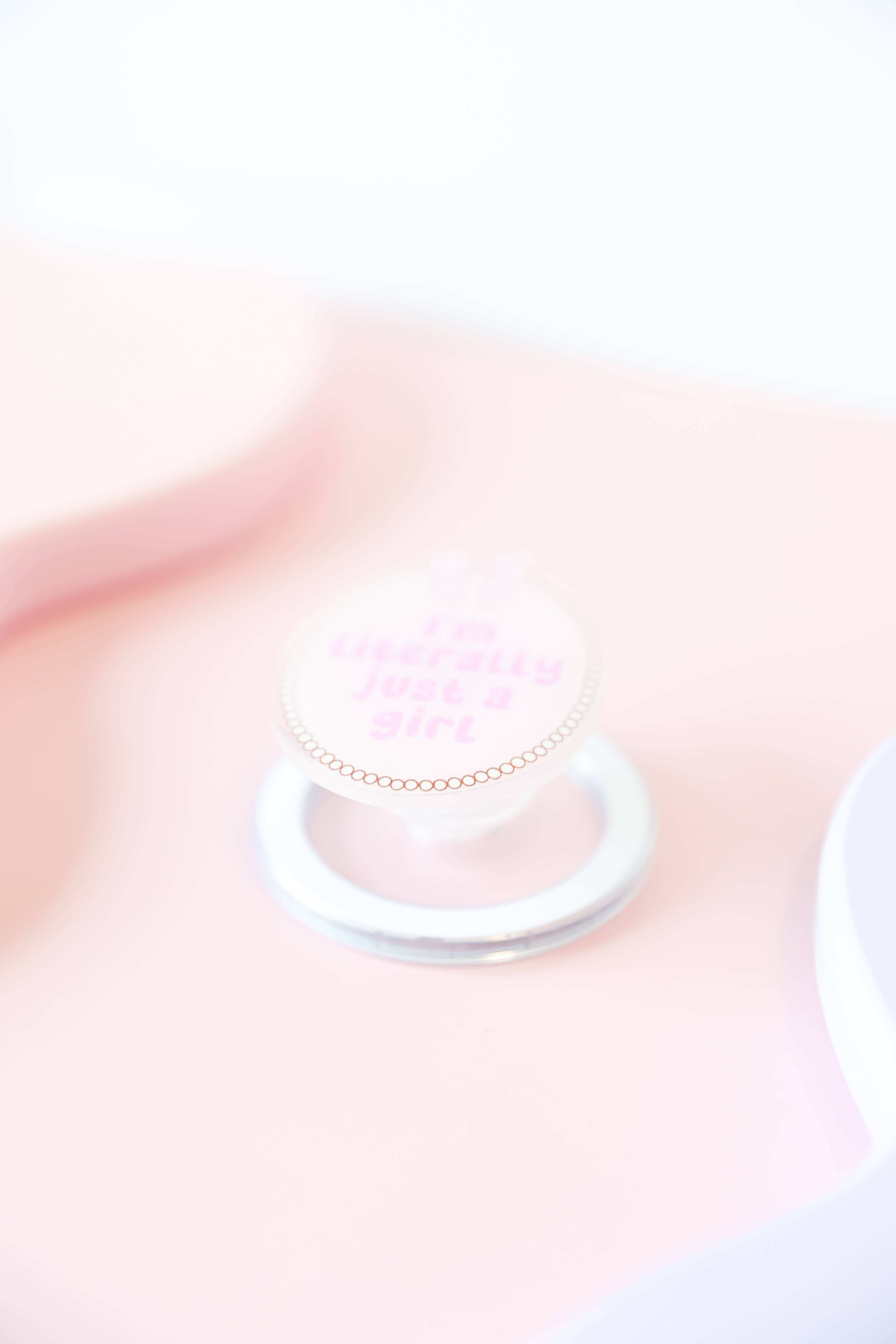 The Blush Hut - Wholesale Phone Grip - I’m Literally Just a Girl Kindle Grip – Book Lover Gift3