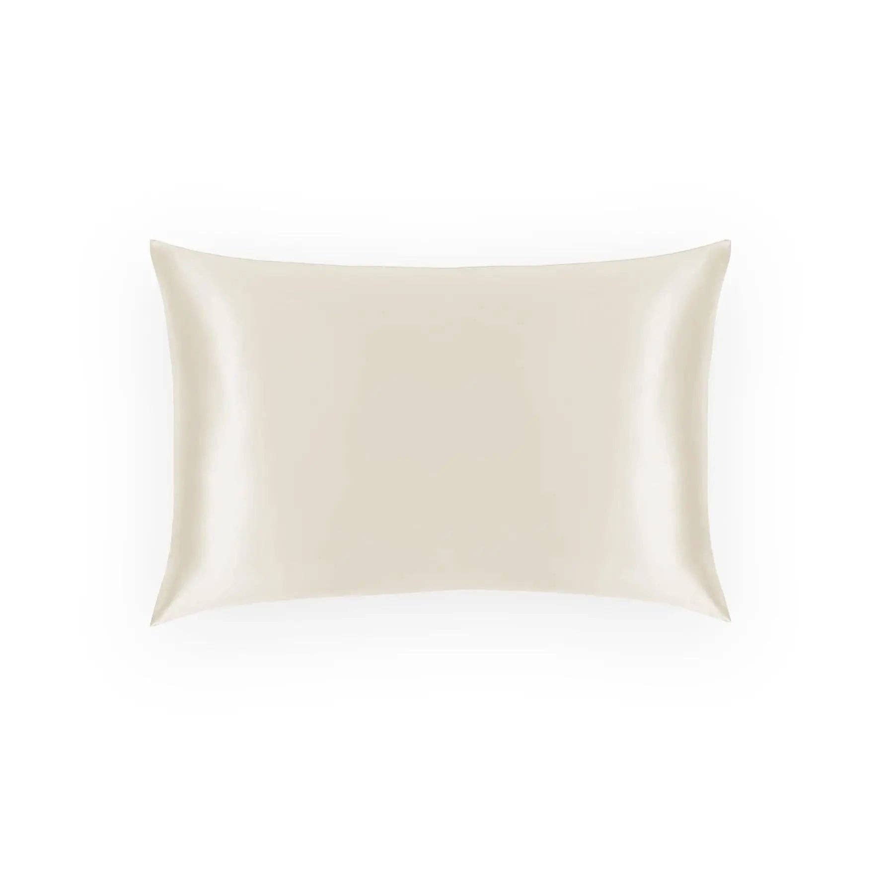SilkSleek® - Wholesale Bedding pillowcase/sham - Ivory Silk Pillowcase10
