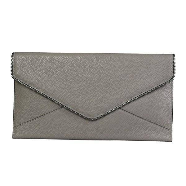 The Fitting Belt Company - Wholesale Clutch bag – women's - CASTLECRAG - Genuine Pebbled Leather Clutch with Zippe6
