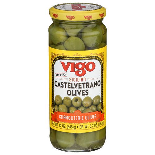 KeHE Distributors, LLC - Wholesale Olives - Vigo Pitted Castelvetrano Olives, 12 oz