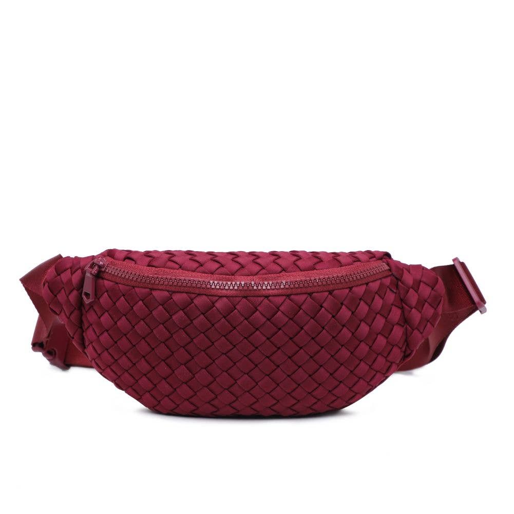 Sol and Selene - Wholesale Belt Bag - Women's - Aim High Woven Neoprene Belt Bag101