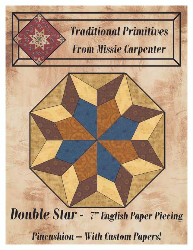 Traditional Primitives - Wholesale Craft Sewing Kit - English Paper Pieced Pincushions2