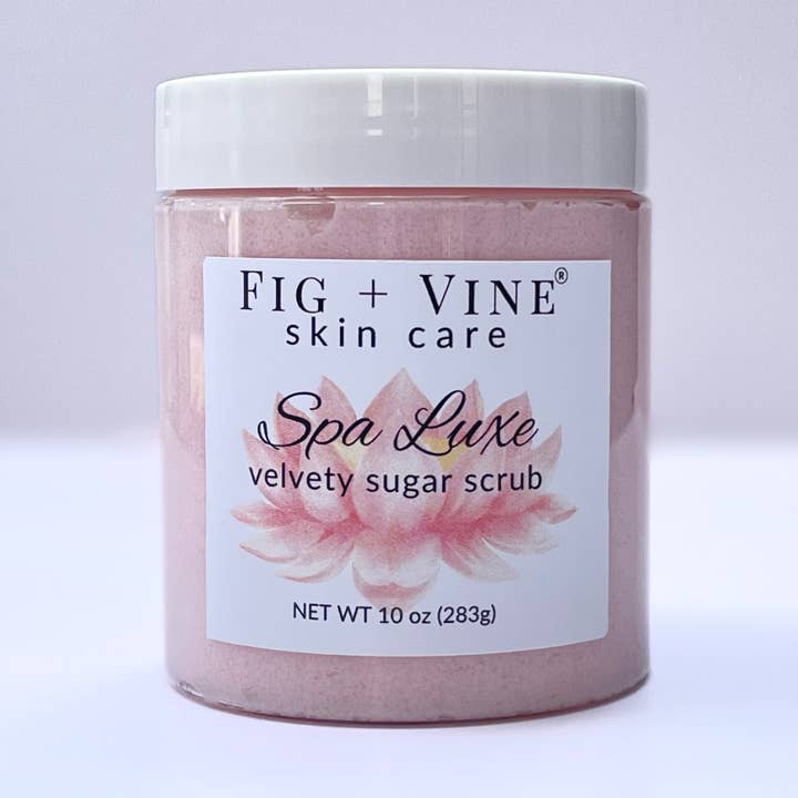 Velvety Sugar Scrub - Spa Luxe for wholesale by Fig + Vine Skincare