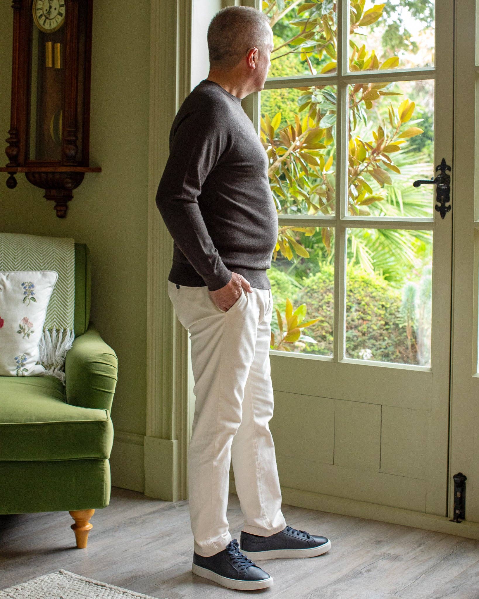 CHALK – wholesale Knitted jumper – Men′s – Theo Jumper | Bark4