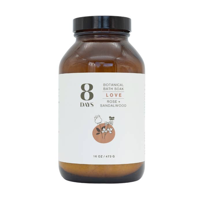 8 Days Botanicals - Wholesale Bath Soak/Milk - Love Botanical Bath Soak2