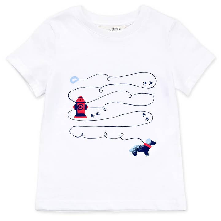 Dachshund | Kids Cotton Graphic T-Shirt for wholesale by Jan & Jul