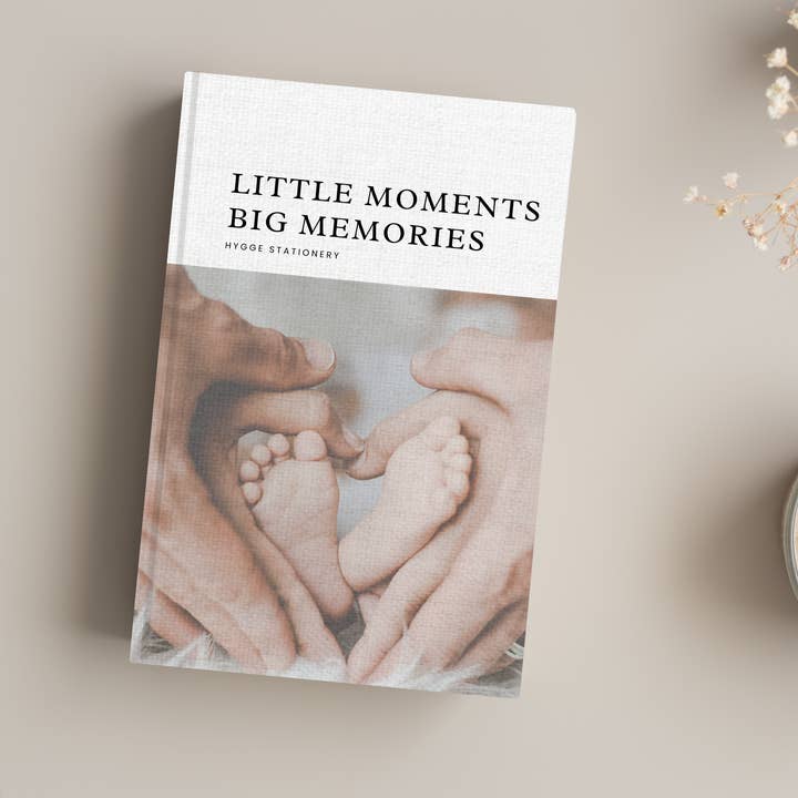 LITTLE MOMENTS, BIG MEMORIES, LINED NOTEBOOK for wholesale by My Hygge Shop