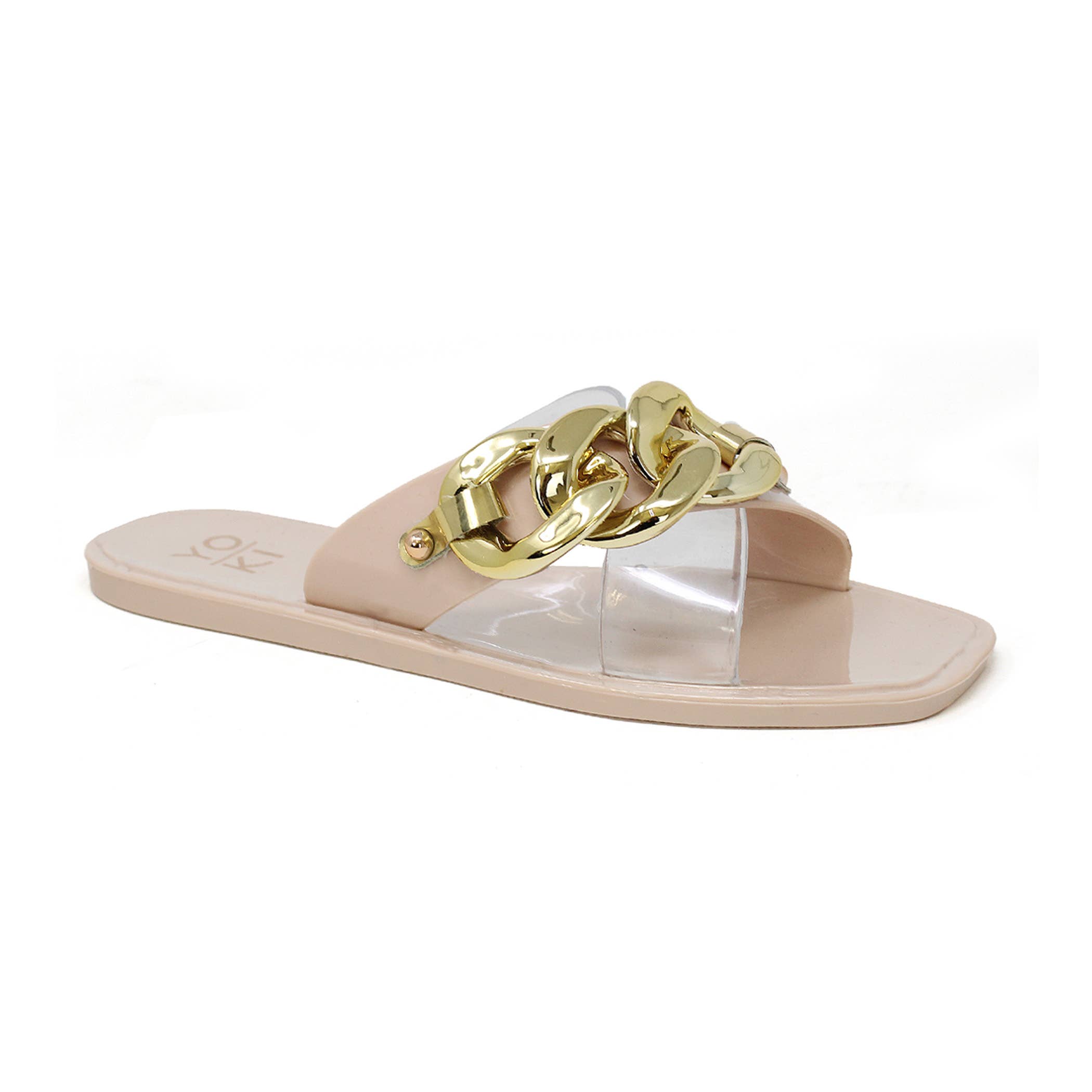 Yoki Fashion – wholesale Sandals – Women's – Yoki VILMA-21 Women's Flat Jelly Beach Slide Sandal1