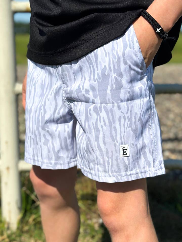 Embry Outdoors - Wholesale Shorts - Kids - Youth White Ranch Shorts