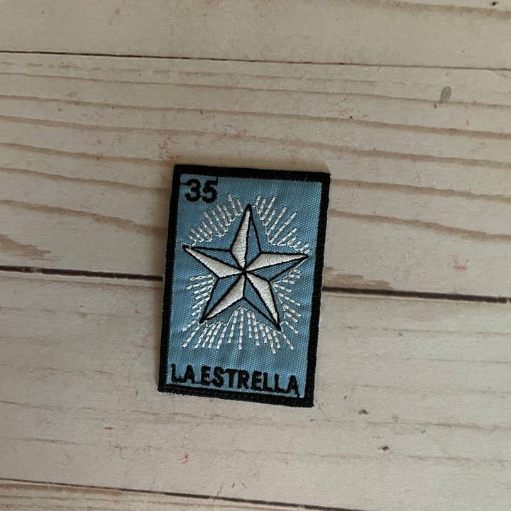 Viva Greetings - Wholesale Patch - La Estrella Loteria Mexico Embroidered Patch