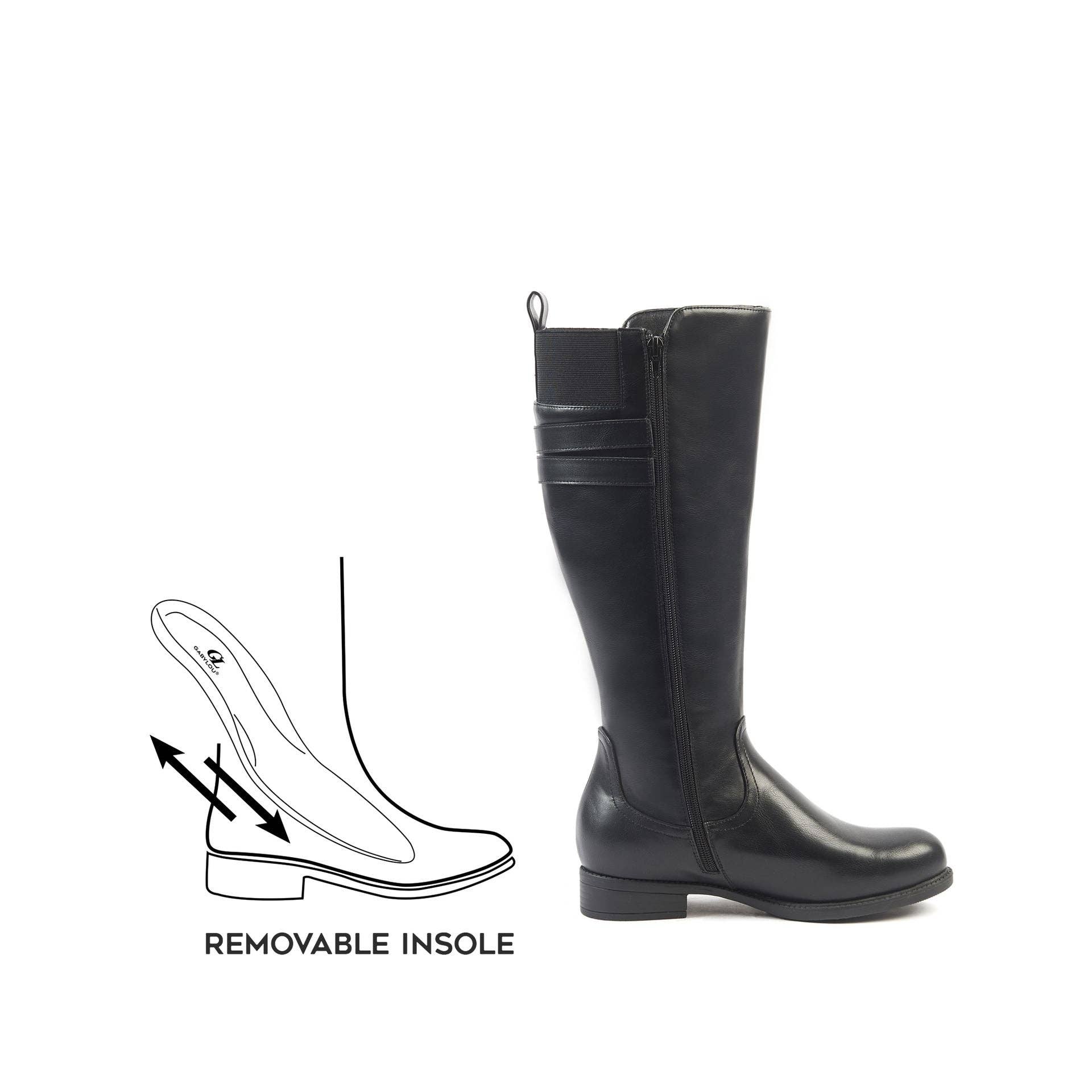 Gabylou - Wholesale Boots - Women's - XL boots for wide calves - Banana model3