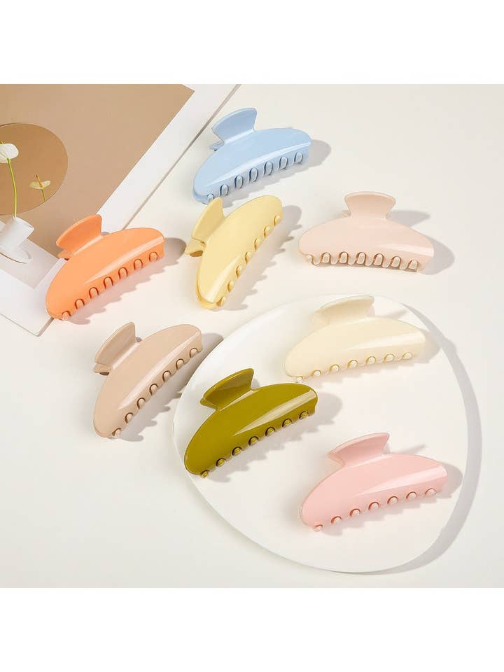 Beau - Solid Color Square Tip Claw Clip for wholesale by WEST AUSSIE SUPPLIES