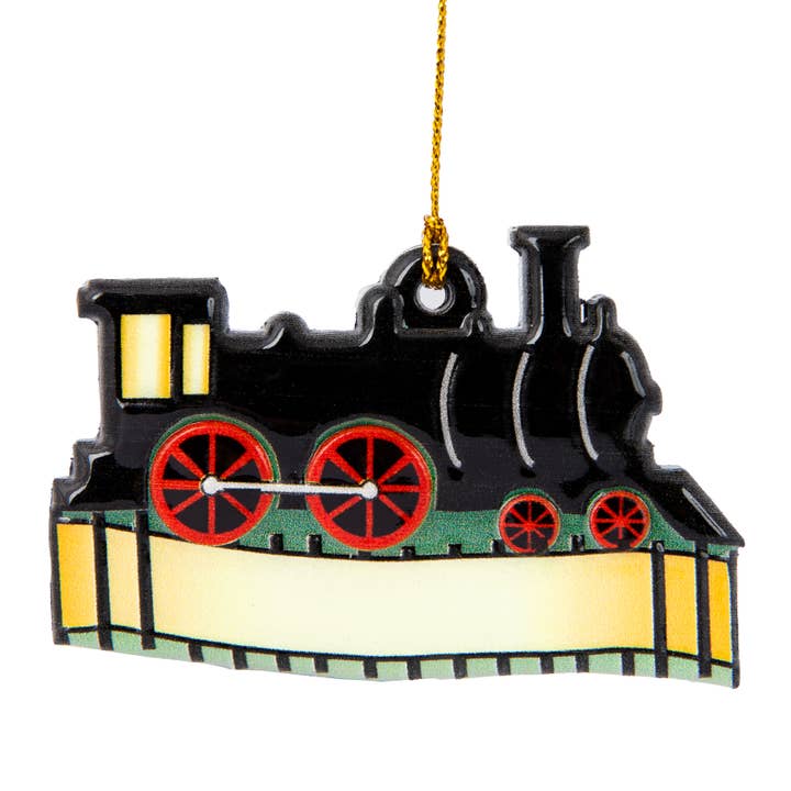 Train Relief Ornament for wholesale by Mother Moose Gifts