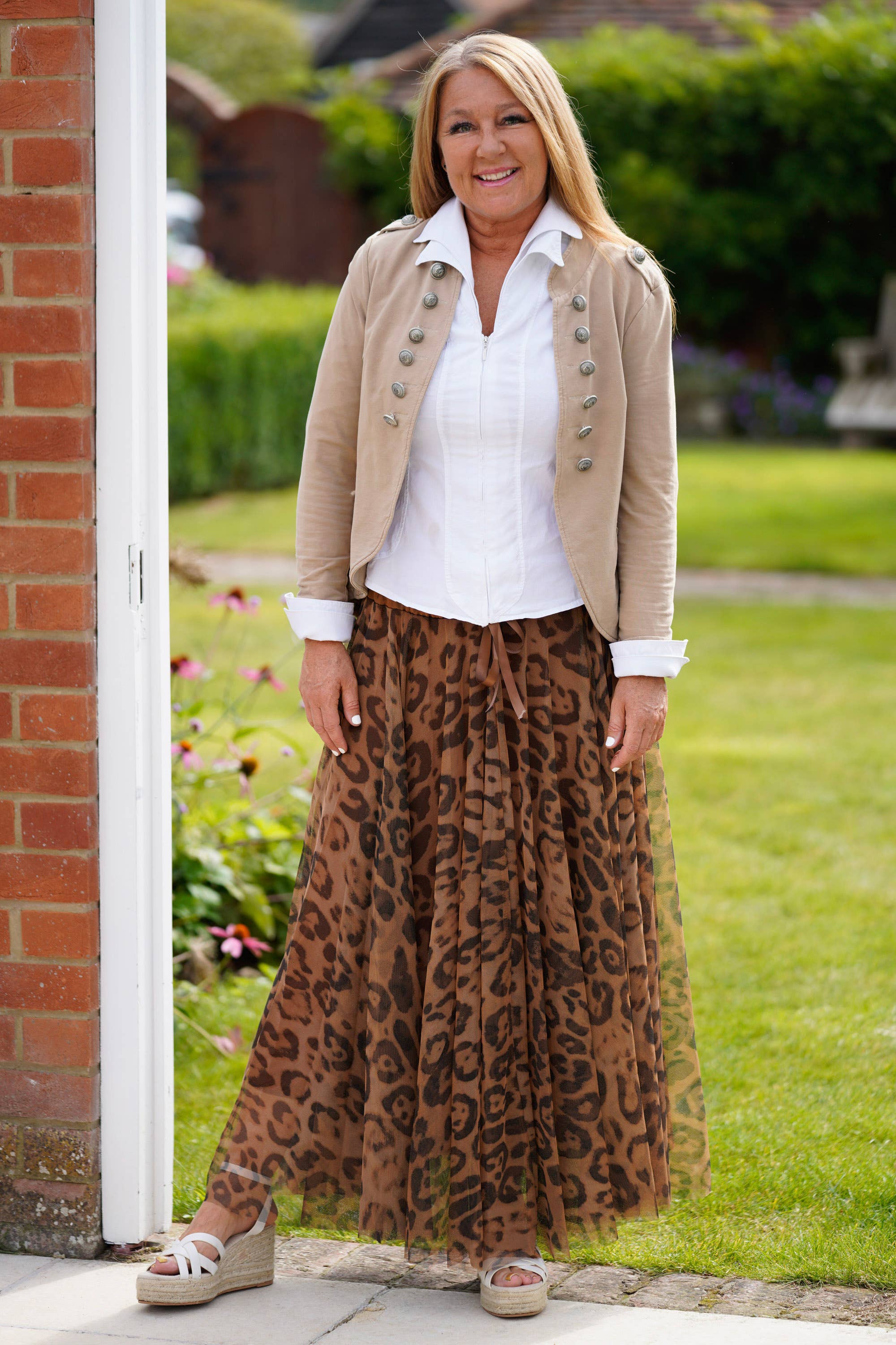 Ella and Cherry - Wholesale Skirt - Women's - Fara Leopard Tulle6