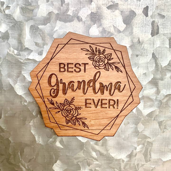 Best Grandma Ever Magnet - Great Gift Idea for wholesale by The Brassy Explorer