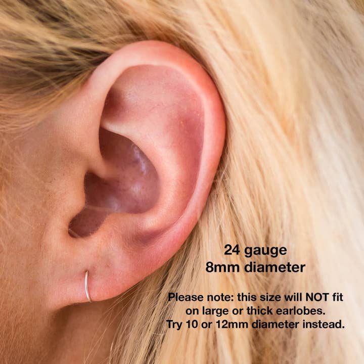 Sunlight Silver Jewelry - Wholesale Hoop Earrings - Tiny Hoop Earrings in Solid 925 Sterling Silver