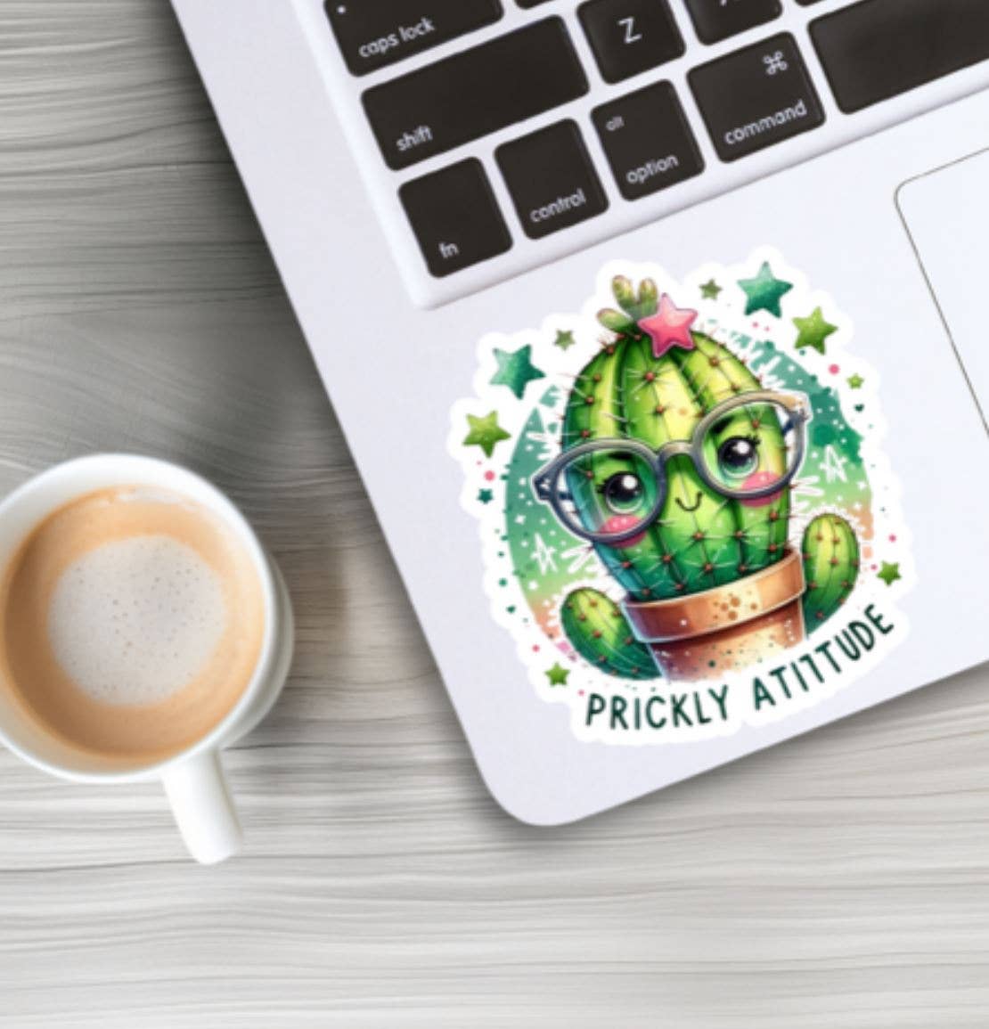 Blu Butterfly Stickers - Wholesale Sticker - Prickly Attitude Cactus Sticker