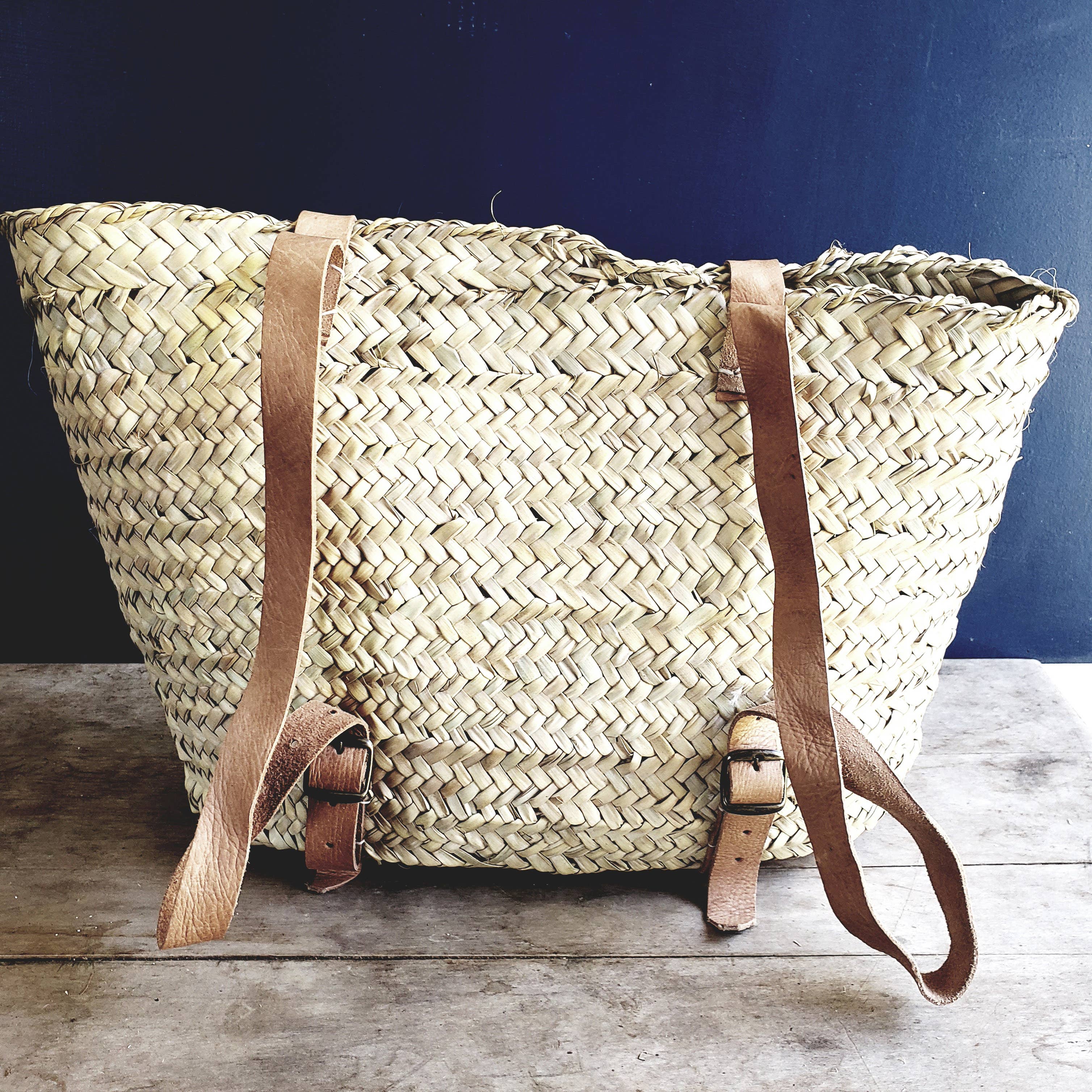 Medina - Wholesale Backpack - Women's - Palm Leaf Backpack Basket6