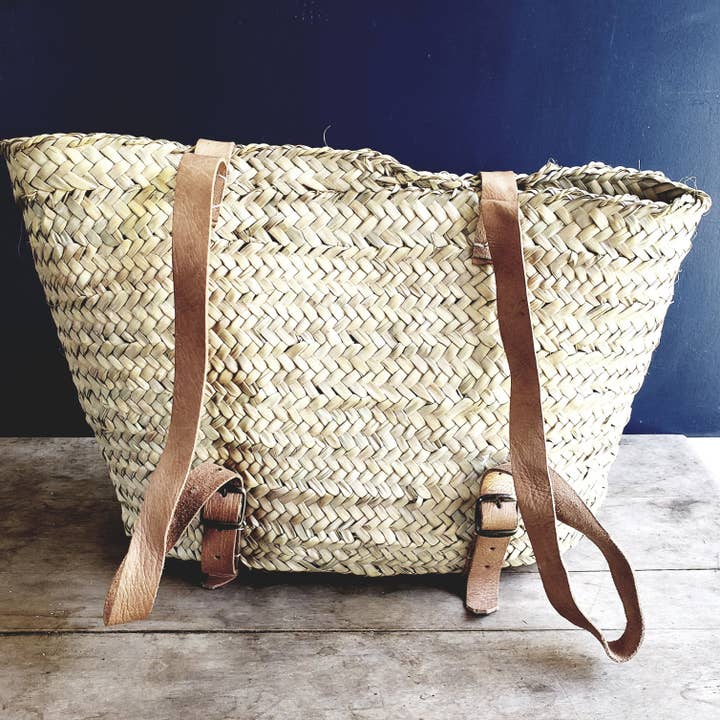 Medina - Wholesale Backpack - Women's - Palm Leaf Backpack Basket6