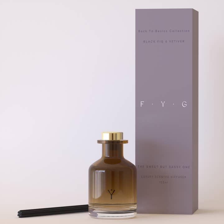 Black Fig & Vertiver Diffuser for wholesale by FYG