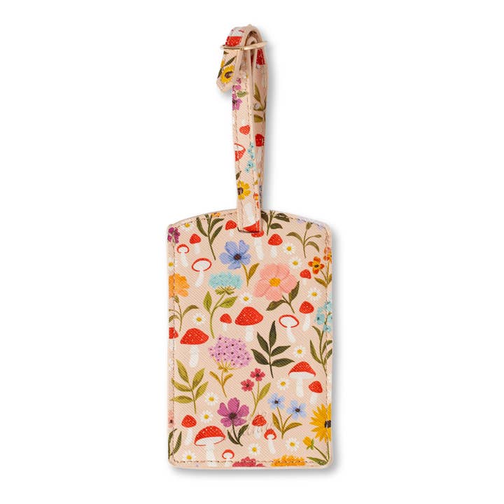 Etiqueta de equipaje Mushroom Meadows para venta al por mayor de Elyse Breanne Design