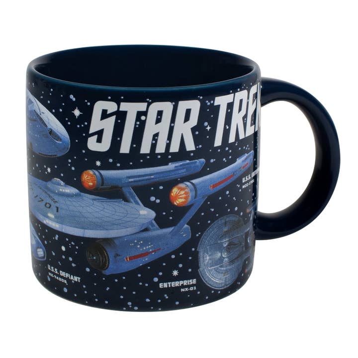 Unemployed Philosophers Guild - Wholesale Coffee Mug - Starships of Star Trek Coffee Mug